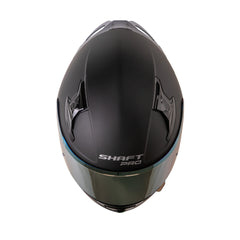 Casco Integral Shaft Pro 612DV Solid Negro Dorado