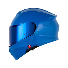 Casco Abatible Shaft Pro 4000 Azul Brillo