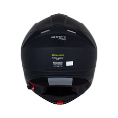 Casco Abatible Shaft Pro 4000 Negro Mate Amarillo Neón