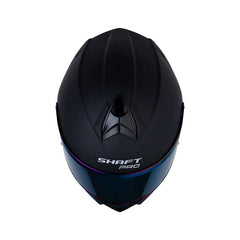 Casco Abatible Shaft Pro 4000 Negro Mate Amarillo Neón