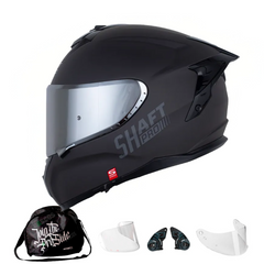 Casco Integral Shaft Pro 610 DV Solid Gris oscuro mate