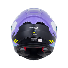 Casco Integral Shaft Pro 610 Doble Visor Prodem Morado lila