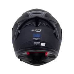 Casco Integral Shaft Pro 610 DV Solid Negro mate azul