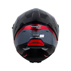 Casco Integral Shaft Pro 611RS Xtep Gris rojo metálico