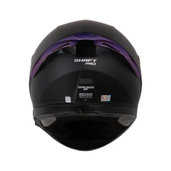 Casco Integral Shaft Pro 612DV Solid Negro Mate Gris