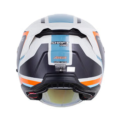 Casco Abierto Shaft Pro 343DV Blanco Naranja