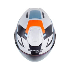 Casco Abierto Shaft Pro 343DV Blanco Naranja
