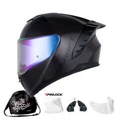 Casco Integral Shaft Carbonite Solid