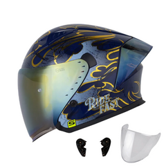 Casco Abierto  Shaft 226 Antient Azul Dorado