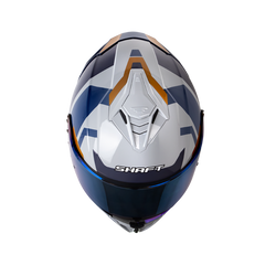 Casco Shaft 598 Bap Gris claro Azul