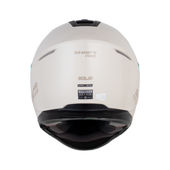 Casco Modular Shaft Pro 300 Sky Solid Blanco Brillo