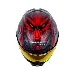 Casco Integral Shaft Pro 615DV Werewolf Rojo Brillo