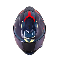Casco Integral Shaft Pro 610 Doble Visor Cester Azul Rojo
