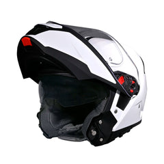 Casco Abatible SMK Gullwing Solid Blanco