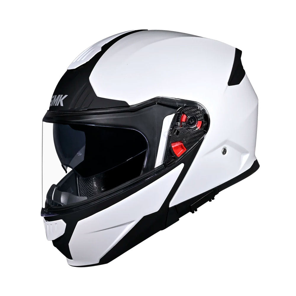 Casco Abatible SMK Gullwing Solid Blanco
