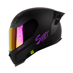 Casco Integral Shaft 562R Solid Negro Morado