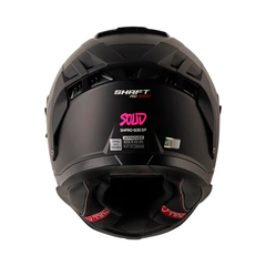 Casco Integral Shaft Pro 606SP Solid Negro Fucsia