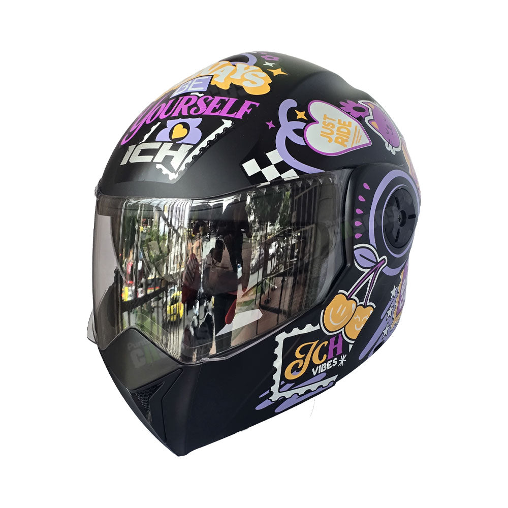 Casco Abatible para niña ICH 3110 Kids