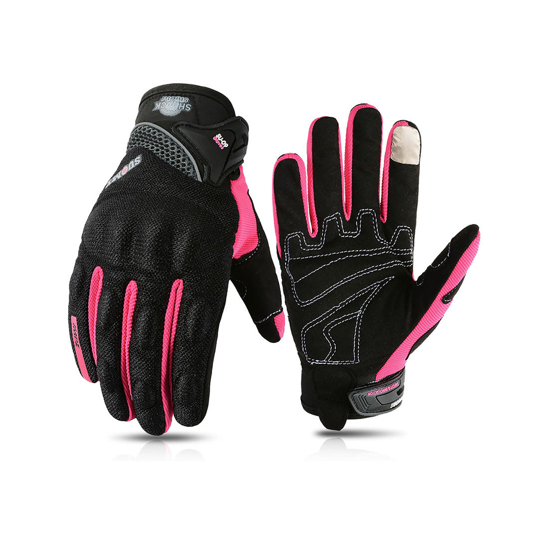Guantes de moto para mujer Suomy SU09 Fucsia