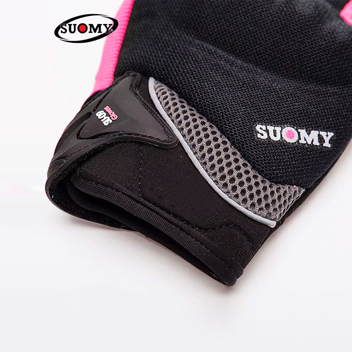 Guantes de moto para mujer Suomy SU09 Fucsia