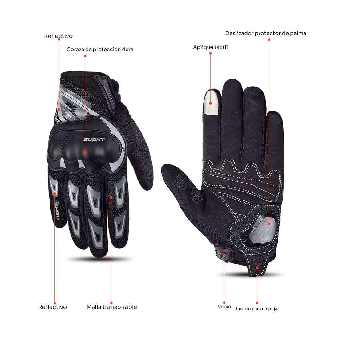 Guantes de protección táctil Suomy SU11