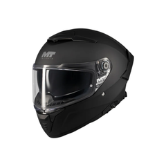 Casco integral MT Thunder 4R Pure Negro Mate + Visor Rosa