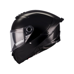 Casco integral MT Thunder 4R Pure Negro Brillo + Visor Plata