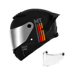 Casco integral MT Thunder 4 Mil + Visor plata