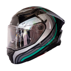 Casco integral Spartan Panther SV Tribute Gris Turqueza