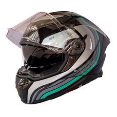 Casco integral Spartan Panther SV Tribute Turquesa
