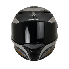 Casco integral Spartan Panther SV Tribute Dorado Gris + Visor Humo