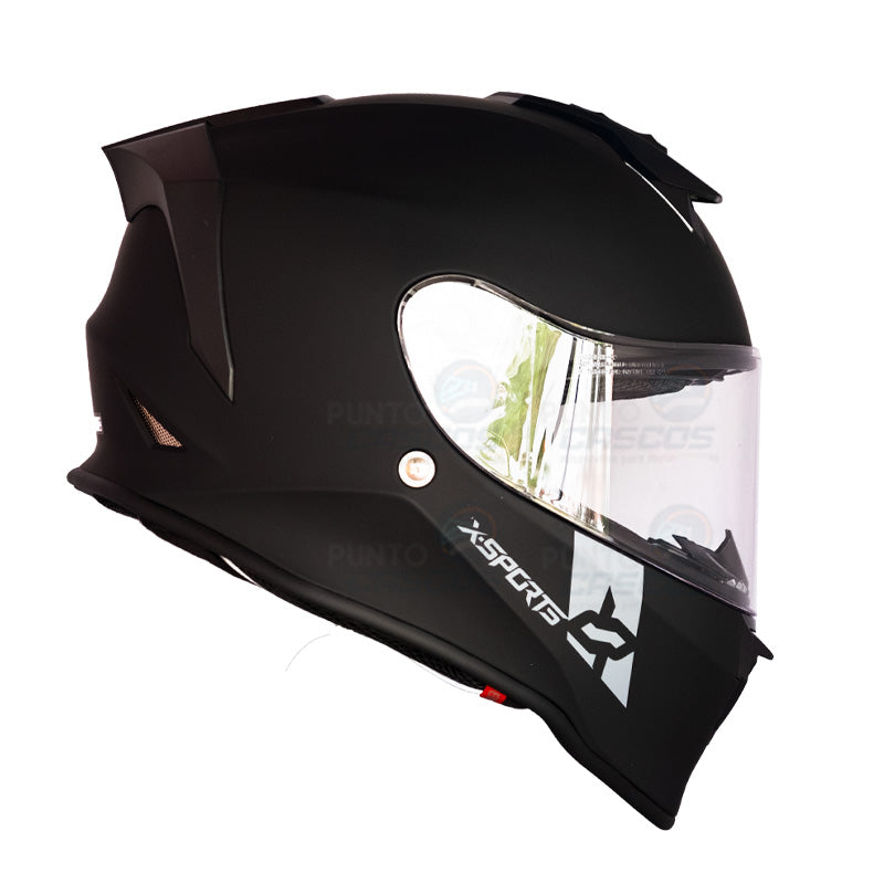 Casco Integral X-Sports V151 Solid Negro Mate