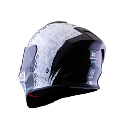 Casco Integral X-Sports V151 Amazonas Blanco Negro