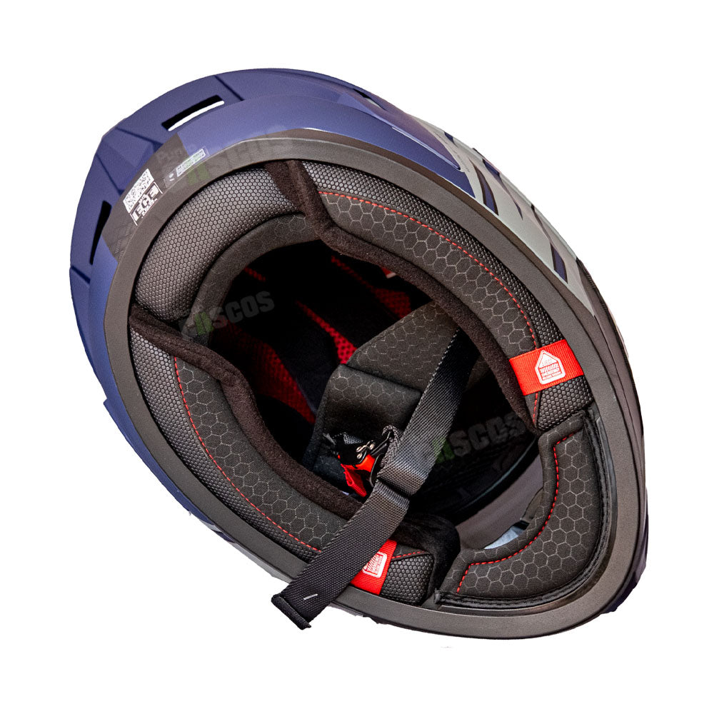 Casco Integral X-Sports M75 Vrave Azul Navi