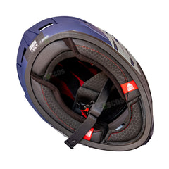 Casco Integral X-Sports M75 Vrave Azul Navi