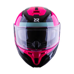 Casco Abatible X-Sports 166 Choixe Fucsia Brillo