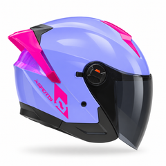 Casco Abierto X-sports 705 Morado lila Fucsia