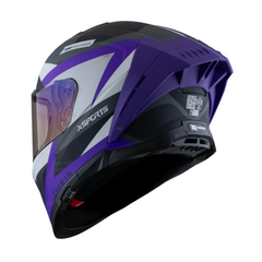 Casco integral X-sports 162 Zhaman Mora Azul