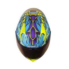 Casco Integral Shaft 526 Armored Azul Morado