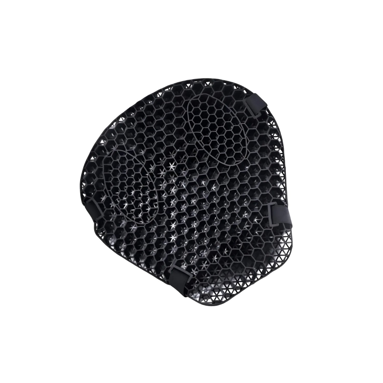 Cojín silicona panal para sillín de moto piloto