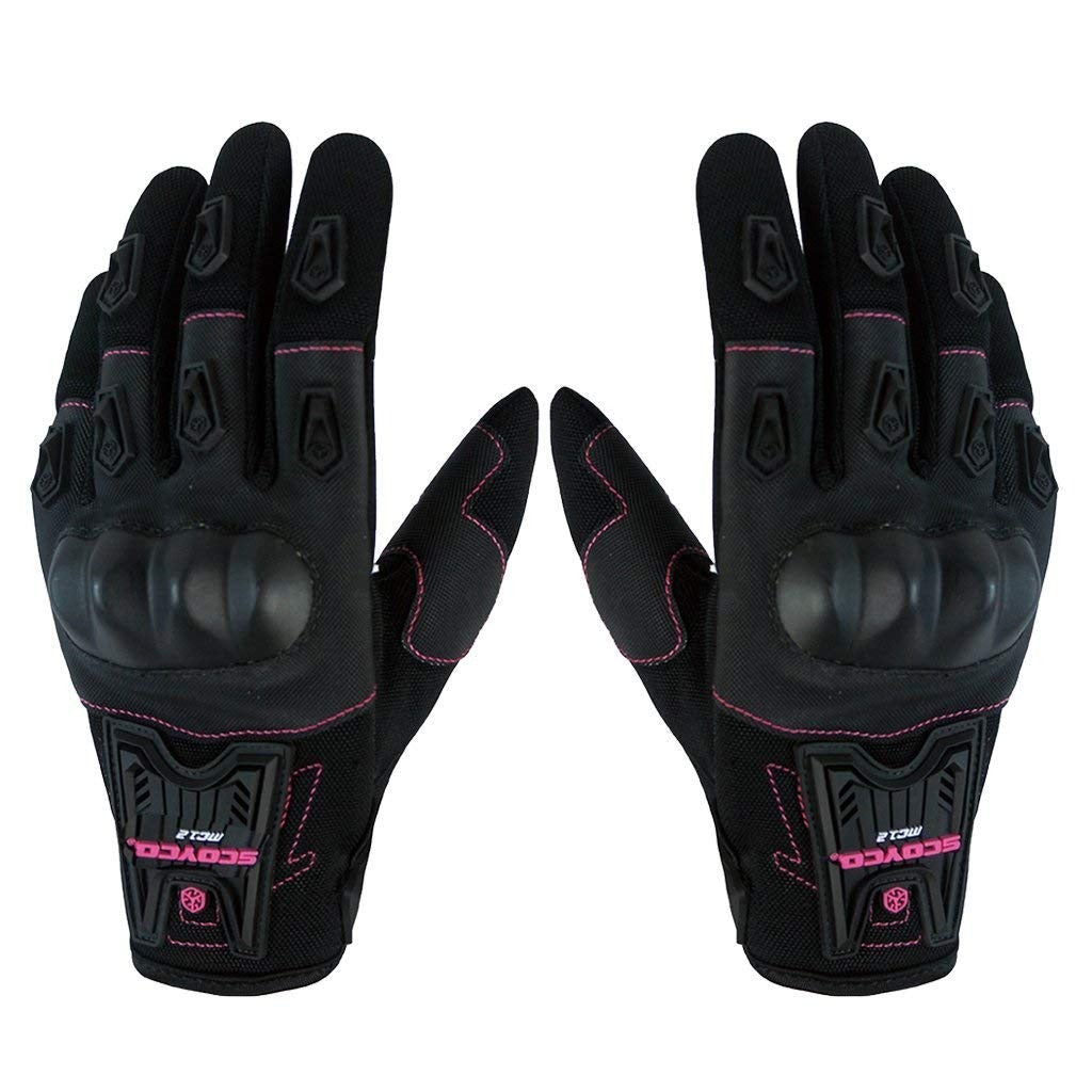 Guantes de Mujer para moto Scoyco MC12w Fucsia