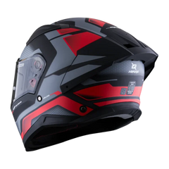 Casco Integral X-Sports Helios ASP N4 Negro Rojo