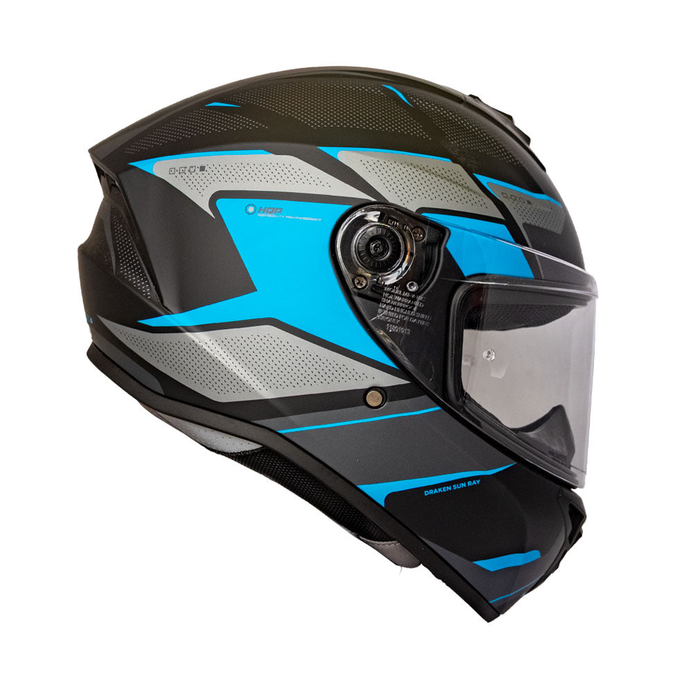 Casco integral Spartan Draken Sunray Azul