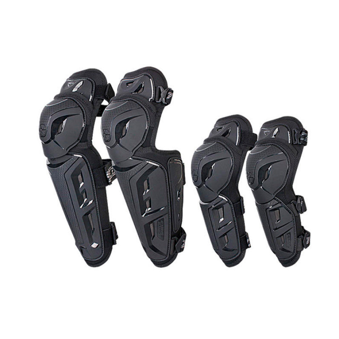 Kit de Rodilleras y coderas certificadas Scoyco K26H26