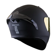 Casco Integral KNT Thunder Negro mate visor Iridium | Económico para mujer