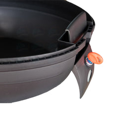 Maletero cuadrado Kontrol 32 litros con espaldar