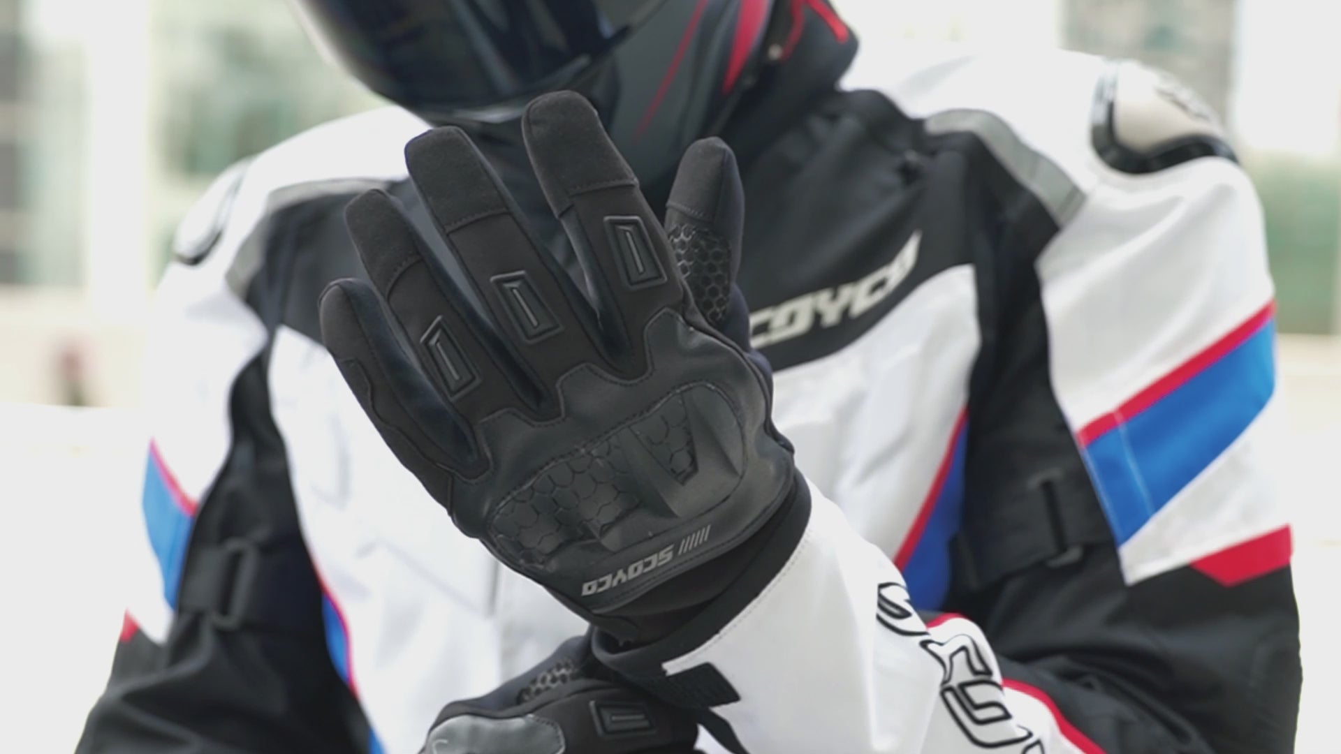 Guantes de Protección Scoyco MC192wp Negro Resistentes al agua