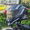 Casco integral SMK Typhoon Sparko Negro Gris Mate