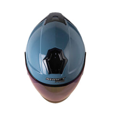 Casco Abierto Shaft 240DV Solid Azul metálico