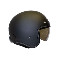 Casco Abierto ZEUS 389 Tipo Custom Negro Mate